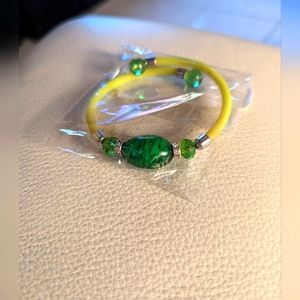 Bracelet - Green Murano Glass from Smithsonian Institute